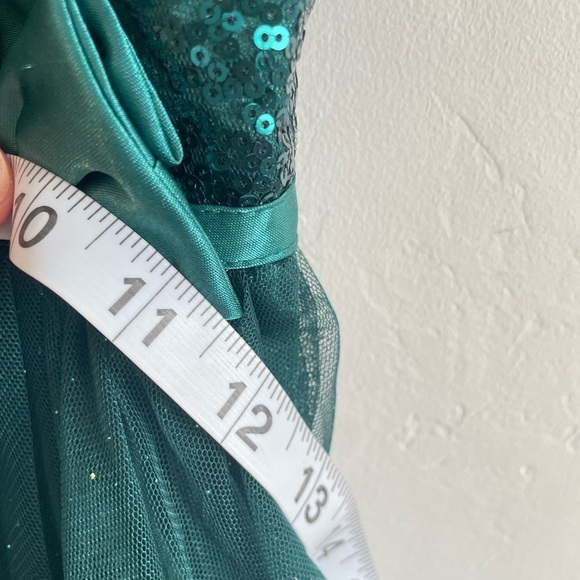 Jona Michelle Green Dress size 12 formal sequin party dress - Picture 8 of 8